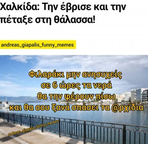 τα νερά της Χαλκίδος...